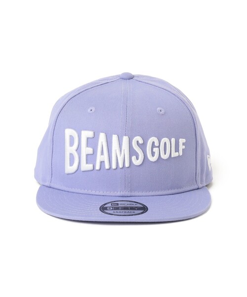 BEAMS GOLF 帽子 キャップ NEW ERA × / 別注 9FIFTY フラット