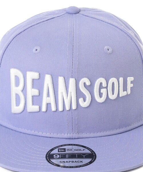 BEAMS GOLF 帽子 キャップ NEW ERA × / 別注 9FIFTY フラット