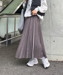 スカート変形アコーディオンプリーツスカート