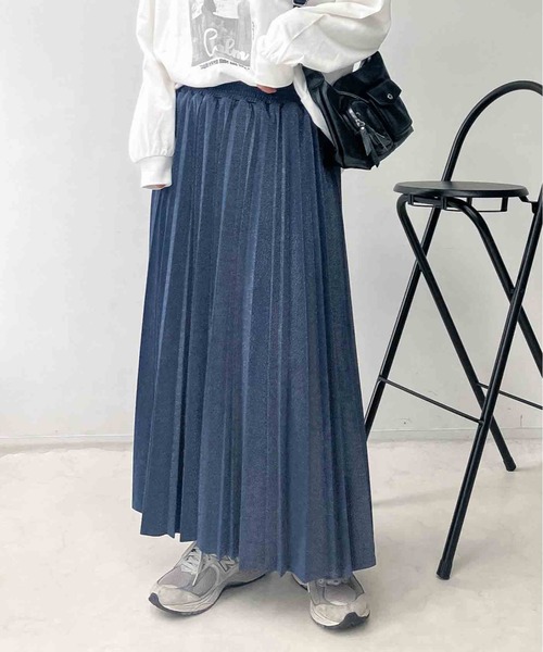 AS KNOW AS（アズノゥアズ） スカート変形アコーディオンプリーツ