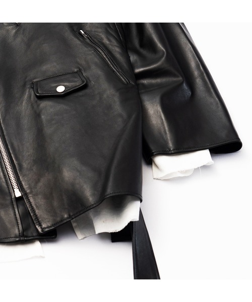 WIZZARD ブラックレザーシングルライダースジャケット Wizzard（ウィザード） 革ジャン ライダース ウィザード / OS RIDERS