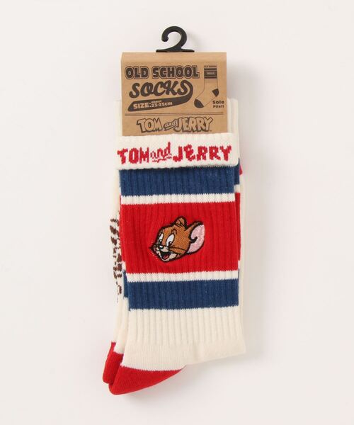 靴下 「公式」トムとジェリー 靴下 Old School Socks レディース