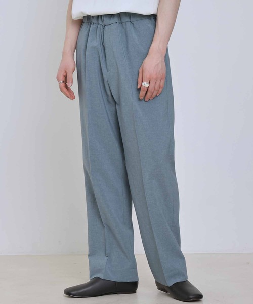 【超美品】Adam et Rope　冷感イージーパンツ S ADAM ET ROPE' スラックス イージー ストレート アンクルパンツ