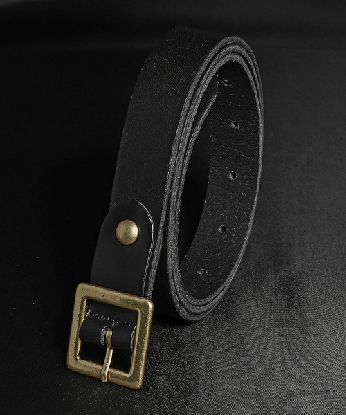 ENOF イナフ　ミルバックルベルトスクエア　レザーベルト mil buckle belt square – ENOF
