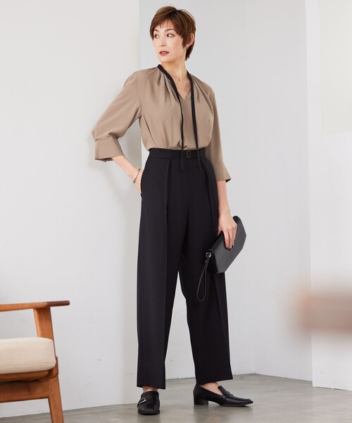 ICB（アイシービー） ブラウス シャツ 「接触冷感・洗える