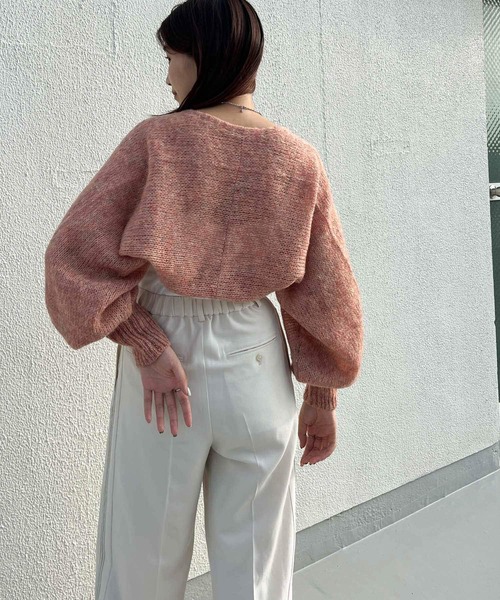 新品♡KBF＊BIGスリーブカーディガン   レッド お値下げしました！] KBF BIGスリーブカーディガン - メルカリ