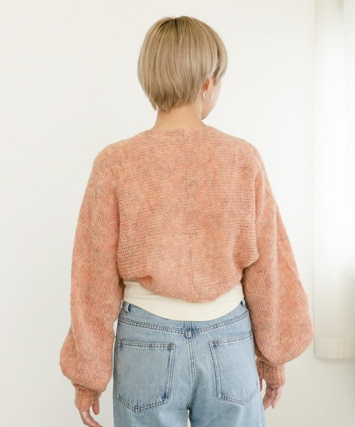 新品♡KBF＊BIGスリーブカーディガン   レッド お値下げしました！] KBF BIGスリーブカーディガン - メルカリ