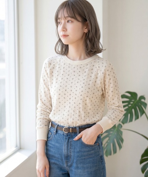 JEMORGAN（ジェーイーモーガン） スマホショルダー tシャツ ワッフル花