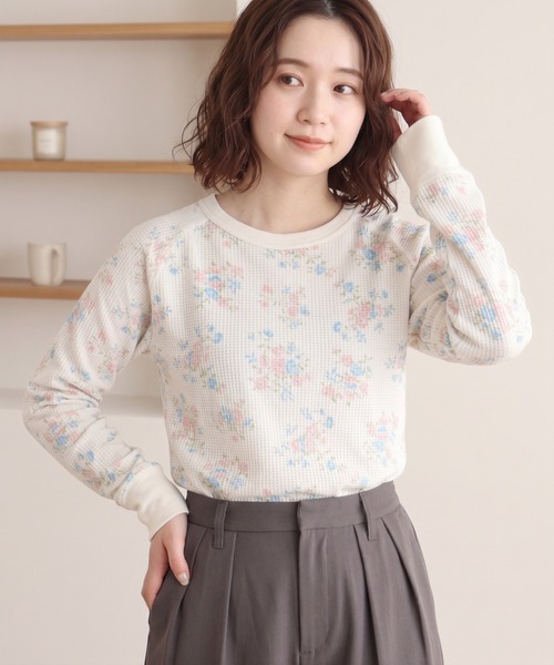 JEMORGAN（ジェーイーモーガン） スマホショルダー tシャツ ワッフル花