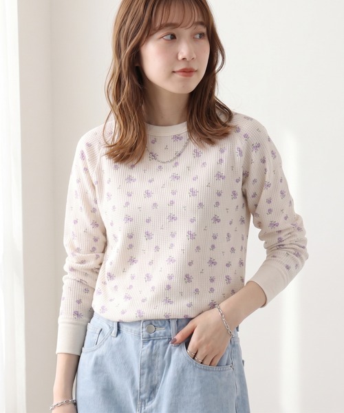 JEMORGAN（ジェーイーモーガン） スマホショルダー tシャツ ワッフル花