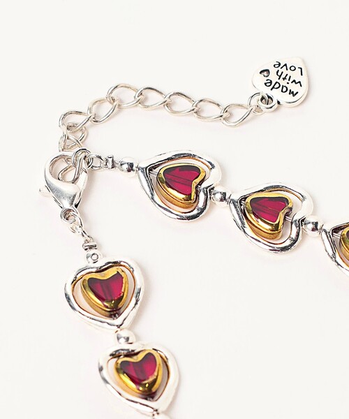 ネックレス Otro Accesorio / ハート レイヤード ネックレス レディースの画像