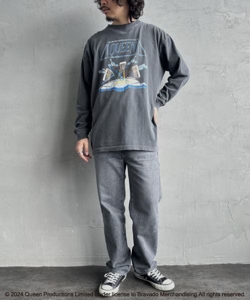 tシャツ 「YERY 4月号掲載」「GOOD ROCK SPEED/グッドロックスピード」 別注 QUEEN ロゴプリントロンT レディース メンズ GOOD ROCK SPEED tシャツ 「YERY 4月号掲載」「GOOD SPEED