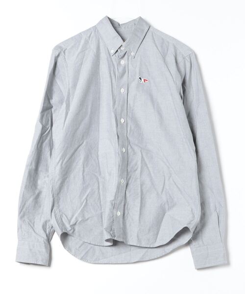 Maison Kitsune」 長袖シャツ 37 ブラック メンズ : 80754221  