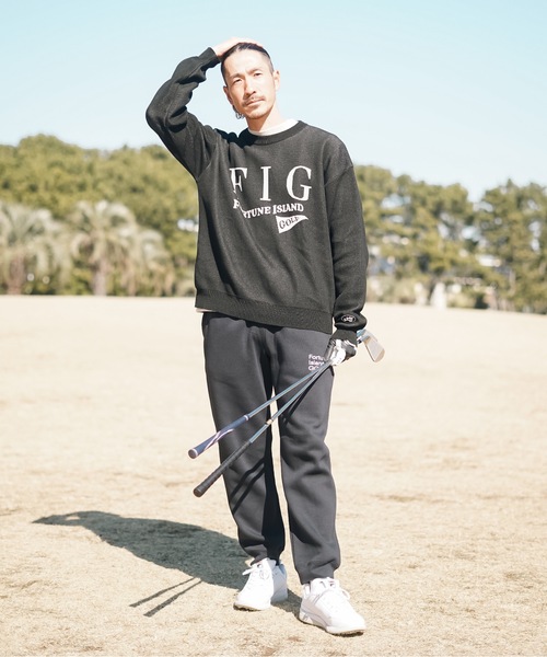 FIDES GOLF ロゴ入り ニットセーター　新品タグ付き FIDES GOLF ロゴ入り ニットセーター 新品タグ付き - メルカリ