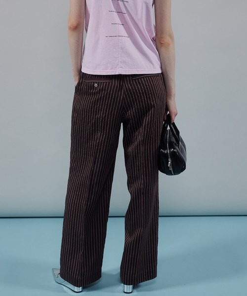 MaisonMargiela  パンツ　スラックス　ストレート　ネイビー 楽天市場】ネイビー パンツ（ブランドメゾン マルジェラ
