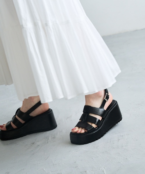 サンダル KARIN TAKUBO×LE TALON7.5cmグルカサンダル レディース 