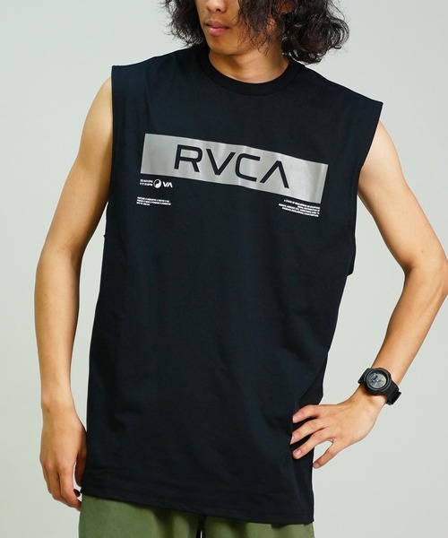 タンクトップ RVCA/ルーカ ラッシュガード/タンクトップ オーバーサイズ バックプリント BE04A-862 メンズ | RVCA
