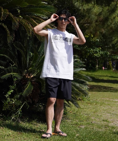 タンクトップ RVCA/ルーカ ラッシュガード/タンクトップ オーバーサイズ バックプリント BE04A-862 メンズ | RVCA | 04