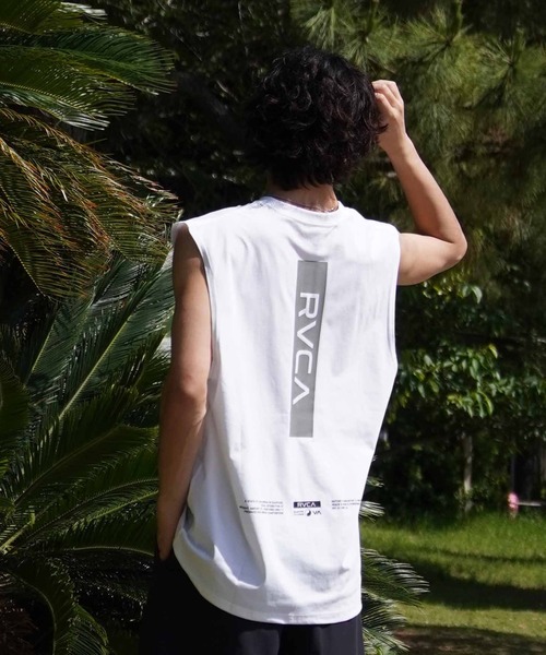 タンクトップ RVCA/ルーカ ラッシュガード/タンクトップ オーバーサイズ バックプリント BE04A-862 メンズ | RVCA | 03