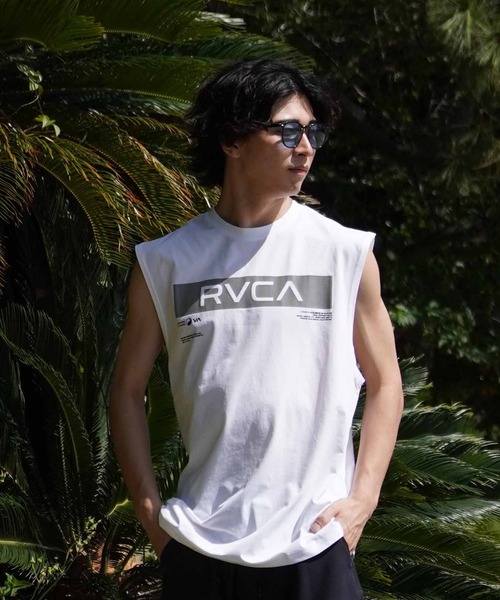 タンクトップ RVCA/ルーカ ラッシュガード/タンクトップ オーバーサイズ バックプリント BE04A-862 メンズ | RVCA | 02