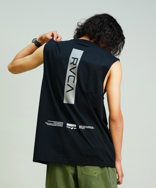 タンクトップ RVCA/ルーカ ラッシュガード/タンクトップ オーバーサイズ バックプリント BE04A-862 メンズ | RVCA | 08