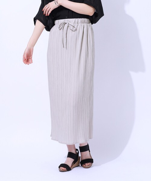 SHOO・LA・RUE スカート 「セットアップ可」すっきりIライン