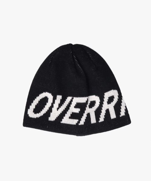 override ニット帽 ニットキャップ OVERRIDE KNIT LOGO SHORT