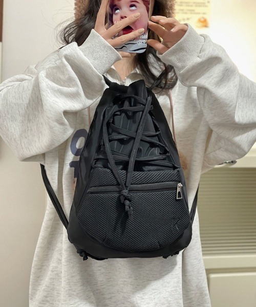 gossip!ロサンゼルス デイバック リュック ナイロン ドロー