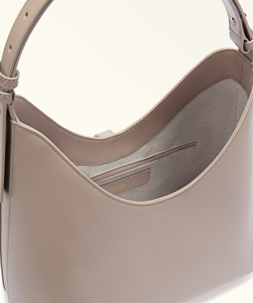 フルラ ゴッチャ ホーボーバッグ ワンショルダーバッグ グレージュ FURLA（フルラ） トートバッグ ゴッチャ (Furla Goccia) ホーボー