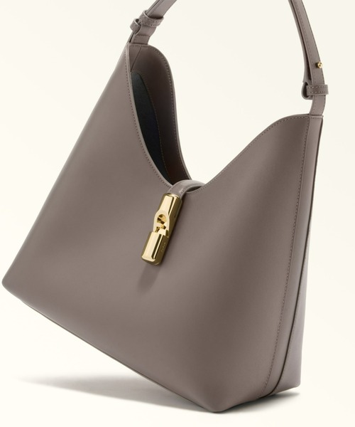 ✨未使用級✨現行✨フルラ　ゴッチャ　M　ホーボーバッグ　グレージュ FURLA（フルラ） GOCCIA M HOBO BAG ゴッチャ ホーボーバッグ M