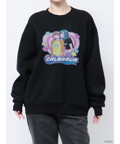 オシャレ魔女 ラブandベリー×CALNAMURコラボレーションスウェット CALNAMUR トレーナー スウェット 「オシャレ魔女 ラブ and