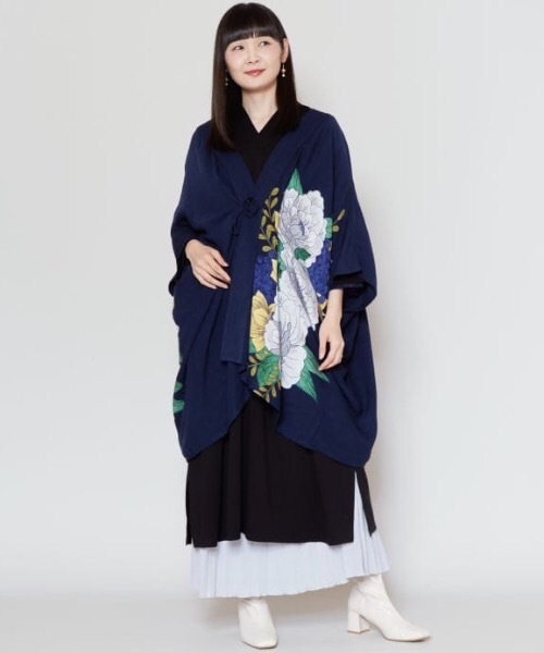 カーディガン 「カヤ」花柳ならいUV羽織 レディース カヤ カーディガン 「カヤ」花柳ならいUV羽織 レディース