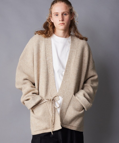 rehacer（レアセル） セーター ニット : Kimono Knit Loose Cardigan