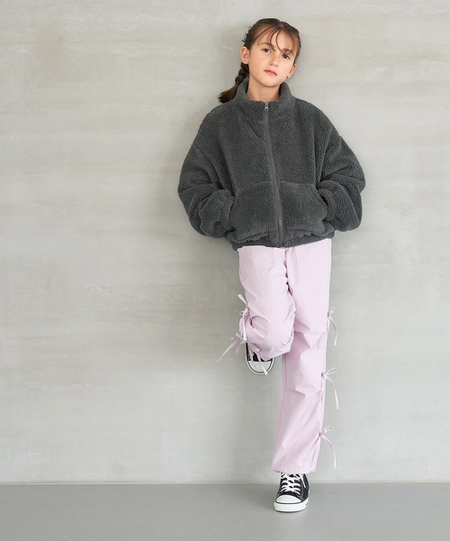 coca パンツ キッズ リボンパラシュートパンツ 子供服 女の子