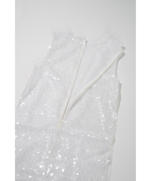 ドレス Side slit dress/サイドスリットノースリーブドレス