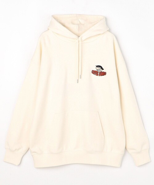 UNISEX/3サイズ展開】ボクシーロゴZIPパーカー2（パーカー