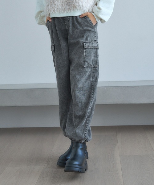 GLOBAL WORK（グローバルワーク） パンツ あったかドロストカーゴ