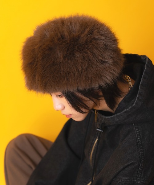 ankoROCK 帽子 ハット an meets zakka ファーロシアンハット