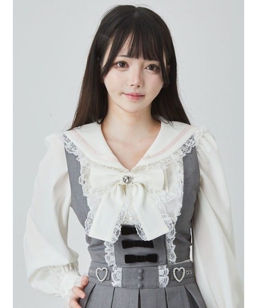 LIZLISA Ank Rouge ブラウス ニット 洋服 まとめ売り Ank Rouge（アンクルージュ） ブラウス シャツ 3つリボンベスト