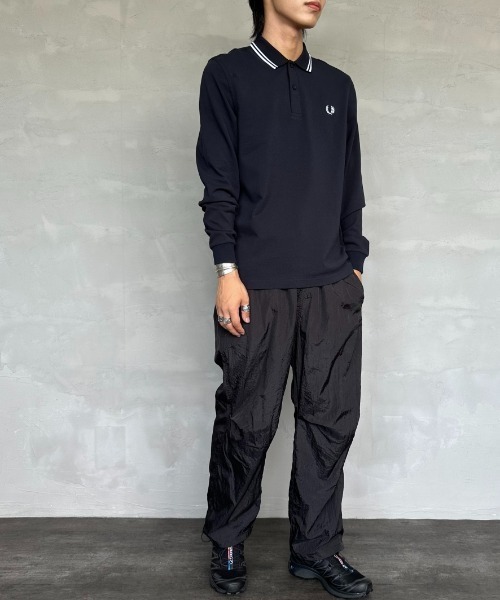 【美品】 Fred Perry ロングスリーブポロシャツ黒 Fred Perry ロングスリーブ ポロシャツ | ブラック | FARFETCH JP
