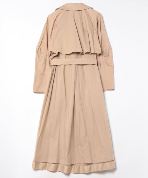 Jines トレンチコート コート バックチュールデザイントレンチコート