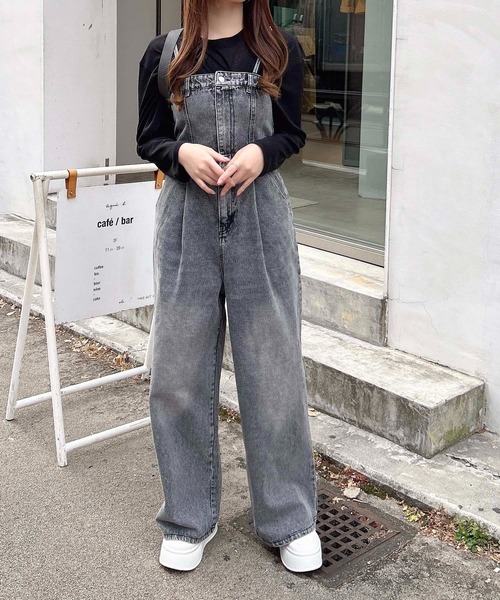INGNI（イング） サロペット オーバーオール 「WEB限定」デニム
