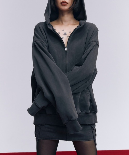 JOSE MOON スカート OVERDYE MINI SKIRT/オーバーダイミニ