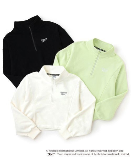 LOVETOXIC トレーナー 「Reebok」クロップドハーフジップ キッズ 子供