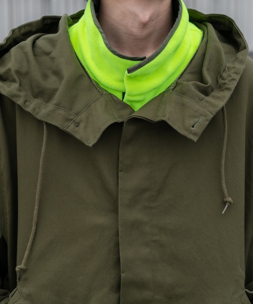 「Perushu」 モッズコート MEDIUM マスタード メンズ_画像6