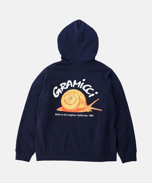 Gramicci（グラミチ） パーカー SNAIL HOODED SWATSHIRT｜スネイル 