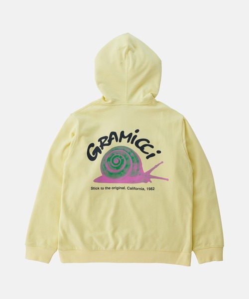 Gramicci（グラミチ） パーカー SNAIL HOODED SWATSHIRT｜スネイル 