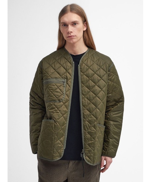 特価　Barbour ミリタリーブルゾン　新品カーキ Barbour（バブアー） ブルゾン LARGE グリーン メンズ : ZOZOTOWN