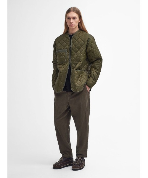 Barbour（バブアー） ブルゾン LARGE グリーン メンズ : ZOZOTOWN