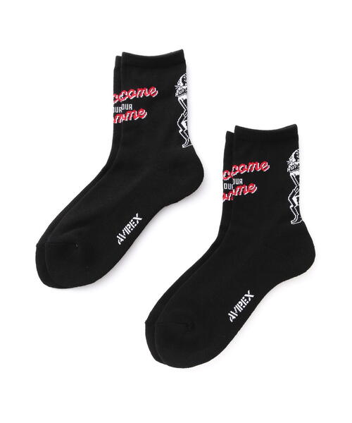 AVIREX 靴下 「直営店限定」PIN UP GIRL ”CHEERLEADER” SOX